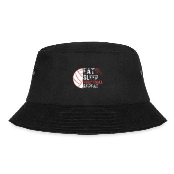 Volleyball Saying Volleyball Player - Bucket Hat - black - Front - Lela (165cm)