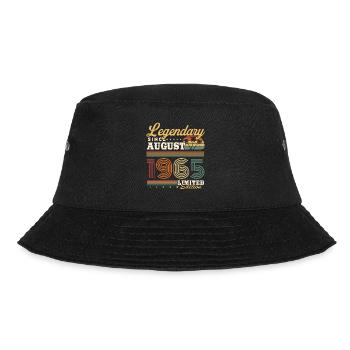 Legendary since August 1965 vintage birthday - Bucket Hat - black - Front - Lela (165cm)