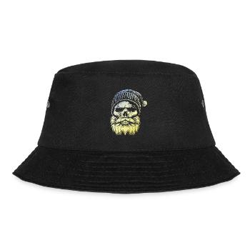 Holzfäller Skull - Bucket Hat - Schwarz - Vorne - Lela (165cm)