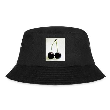 Kirsche - Bucket Hat - Schwarz - Vorne - Lela (165cm)