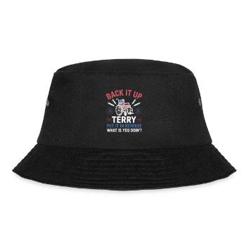 Back It Up Terry Feuerwerk Rollstuhl - Bucket Hat - Schwarz - Vorne - Lela (165cm)