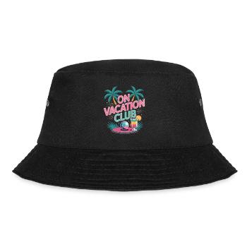 Vacation Club Summer Festival Vacation Beach Vacation - Bucket Hat - black - Front - Lela (165cm)