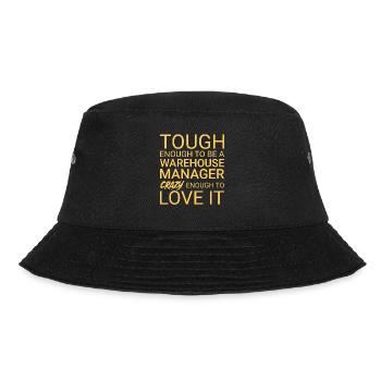 Warehouse Manager Crazy - Bucket Hat - Schwarz - Vorne - Lela (165cm)