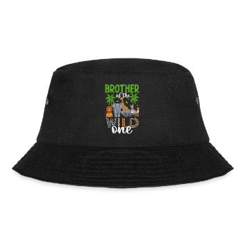 Brother of the Wild One - Bucket Hat - Schwarz - Vorne - Lela (165cm)