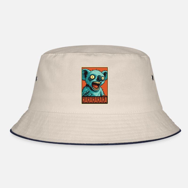 Screaming Laughing Comic Koala Bucket Hat