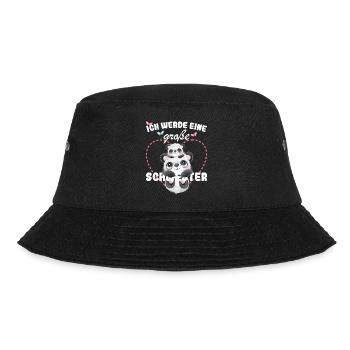 Announcing offspring I'm going to be a big sister in 2027 - Bucket Hat - black - Front - Lela (165cm)