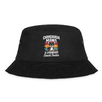 Chihuahua Mama, Legendary Snack Dealer - Bucket Hat - black - Front - Lela (165cm)