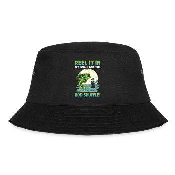 Fish In My DNA Fishing - Bucket Hat - black - Front - Lela (165cm)