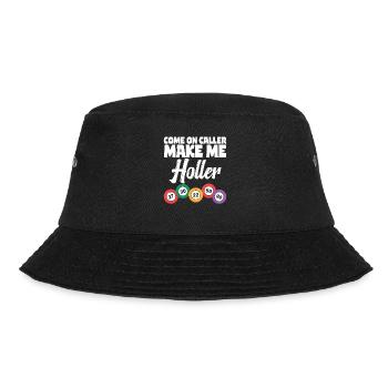 Bingo Party Funny Bingo Balls Design Bingo Luck - Bucket Hat - black - Front - Lela (165cm)