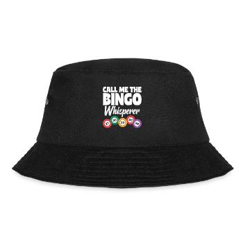Call Me The Bingo Whisperer - Bingofans Bingo - Bucket Hat - black - Front - Lela (165cm)