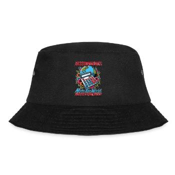 Accounting Accountants Make The World Spreadsheet - Bucket Hat - black - Front - Lela (165cm)