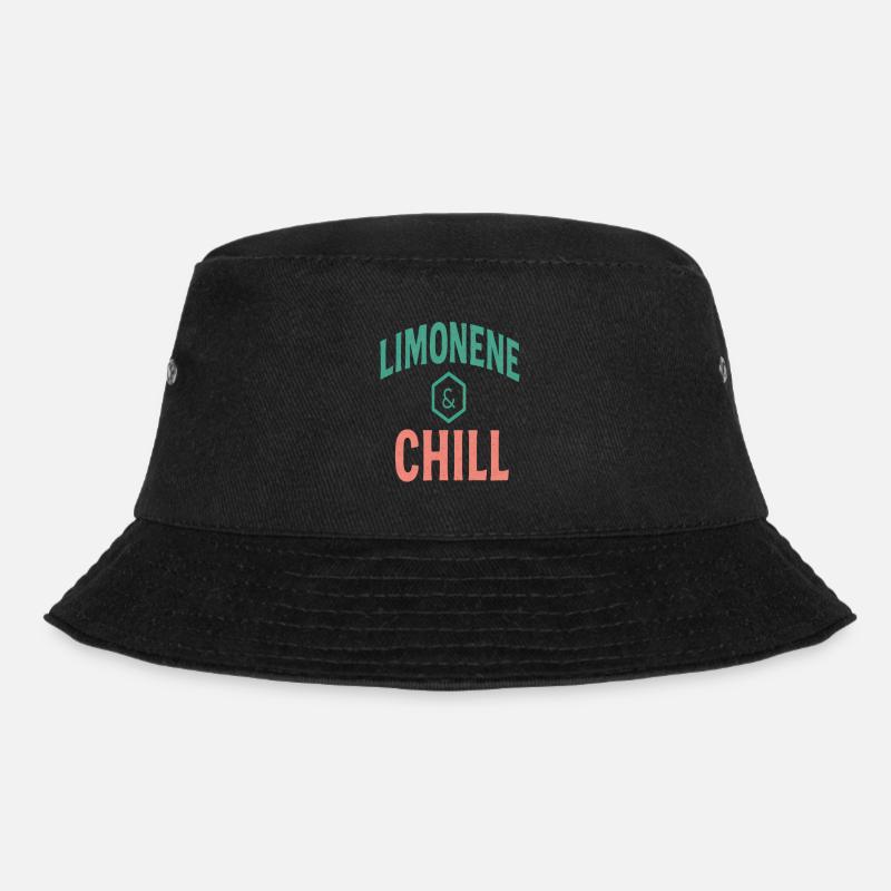 Limonen & Chill Citrus Vibes - Bucket Hat - Schwarz