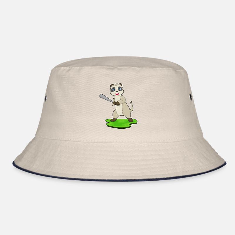 Erdmännchen Baseball Baseballschläger Bucket Hat