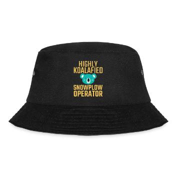 Snowplow Operator Koalafied - Bucket Hat - black - Front - Lela (165cm)
