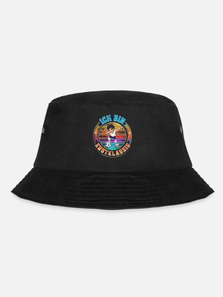 Ich Bin Erstklassig Einschulung - Bucket Hat - Schwarz