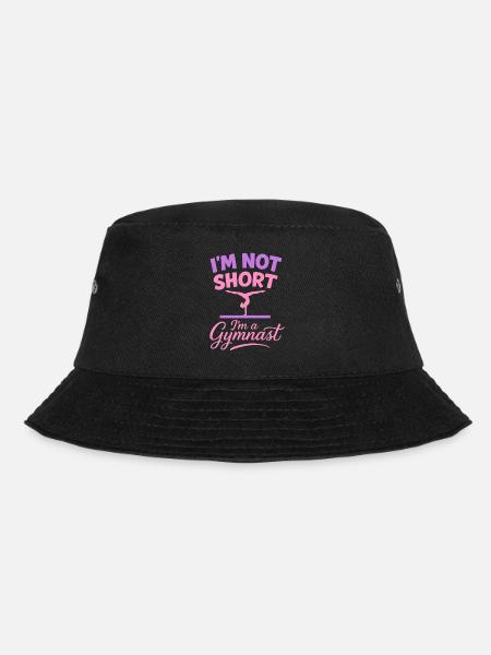 Ich bin nicht klein, ich bin ein Turner - Bucket Hat - Schwarz