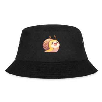 Schnecken Schnecke - Bucket Hat - Schwarz - Vorne - Lela (165cm)