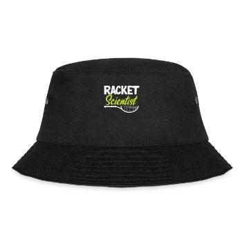 Tennis Spieler Racket Scientist - Bucket Hat - Schwarz - Vorne - Lela (165cm)