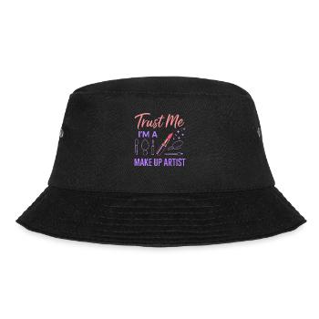 Vertrauen Sie mir, ich bin ein Make-up-Künstler - Bucket Hat - Schwarz - Vorne - Lela (165cm)