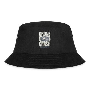 Drone - Bucket Hat - Schwarz - Vorne - Lela (165cm)
