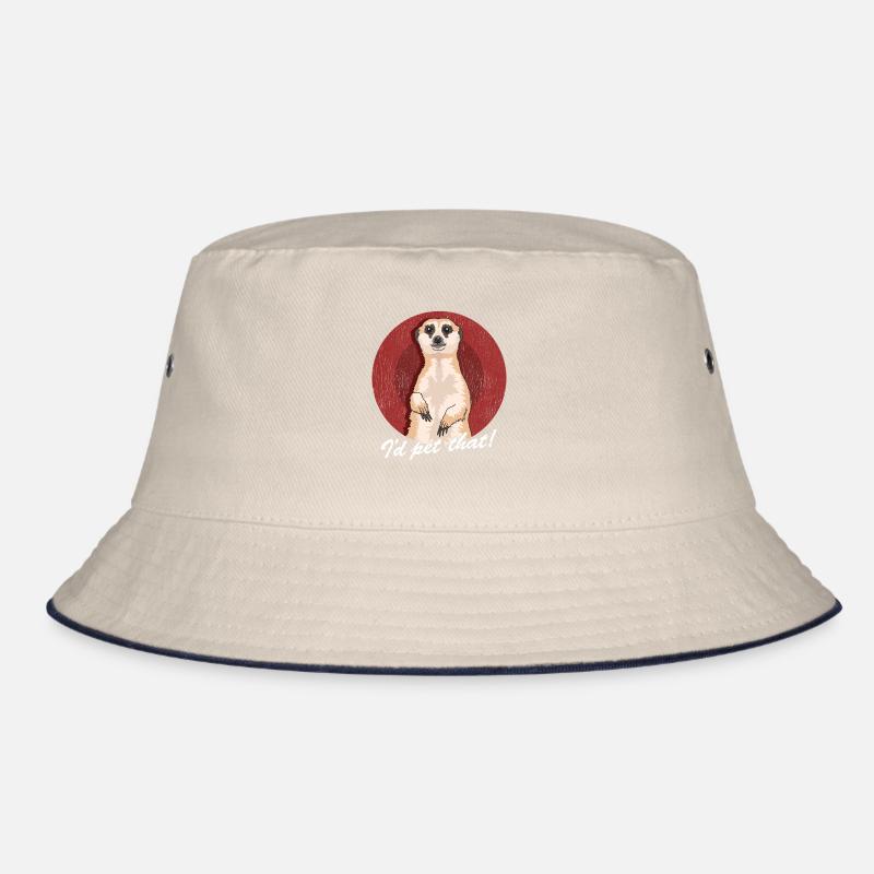 Erdmännchen lustige Erdmännchen Bucket Hat
