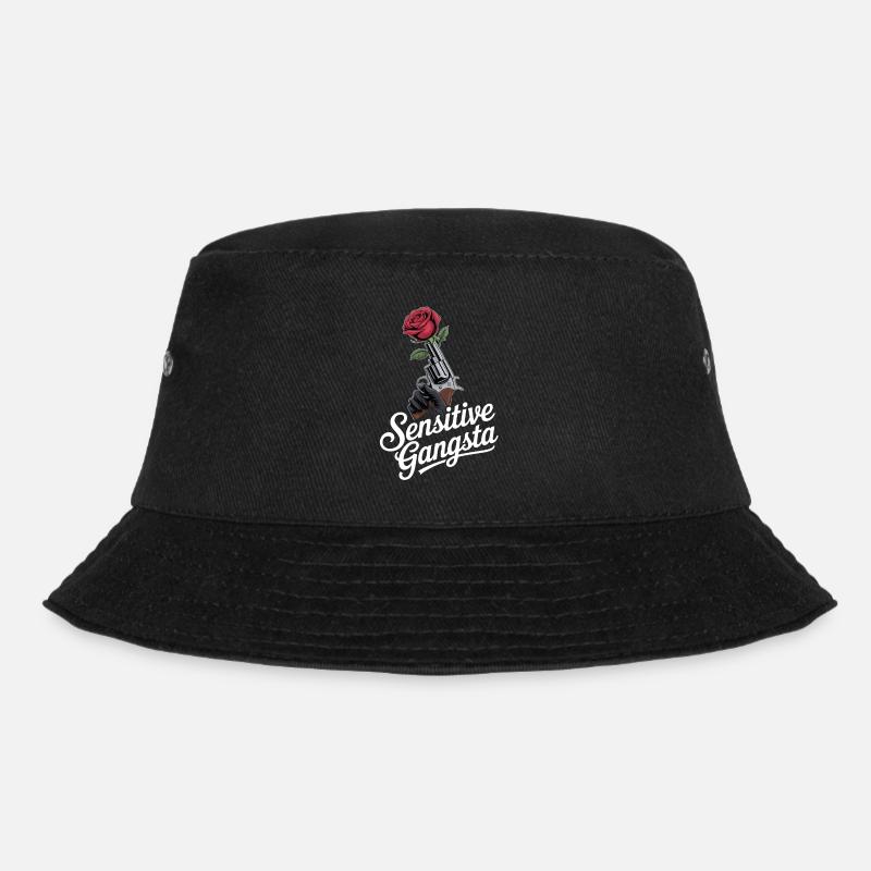 Sensitive Gangsta - Bucket Hat - black