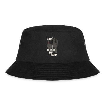 Griffkrafttraining Für Kletterer Hangboard - Bucket Hat - Schwarz - Vorne - Lela (165cm)