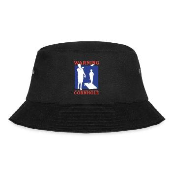 Cornhole Player Sac à grains trou aveugle Cadeau - Bob - noir - Devant - Lela (165cm)