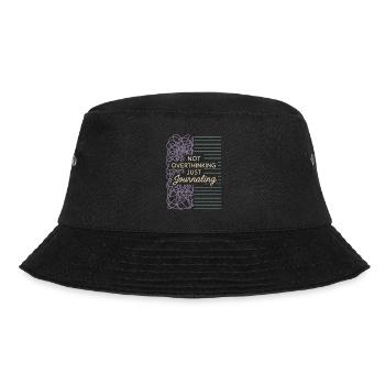 Gratitude Practice Journal Lover Emotional - Bucket Hat - black - Front - Lela (165cm)