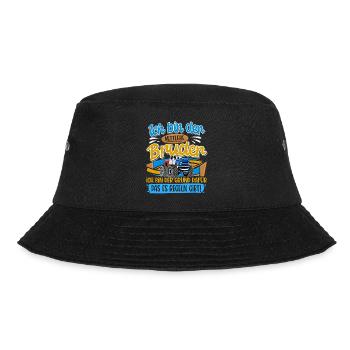 Monstertruck Mittlerer Bruder - Bucket Hat - Schwarz - Vorne - Lela (165cm)