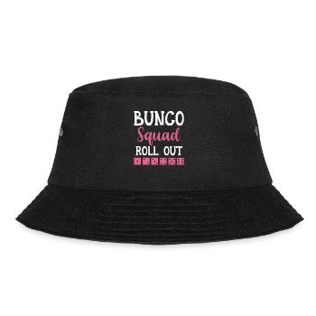 Bunco Player Gift Bunco Evening Dice - Bucket Hat - black - Front - Lela (165cm)