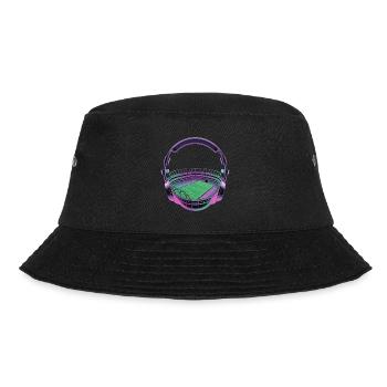 Headphones Stadium Design - Bucket Hat - Schwarz - Vorne - Lela (165cm)