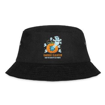 Gehackter Geist: Feller im System ! - Bucket Hat - Schwarz - Vorne - Lela (165cm)