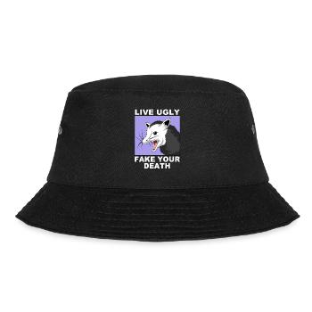 Cute Aupsum Animal - Bucket Hat - black - Front - Lela (165cm)