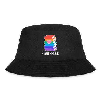 Reading Pride With Rainbow Heart - Bucket Hat - black - Front - Lela (165cm)