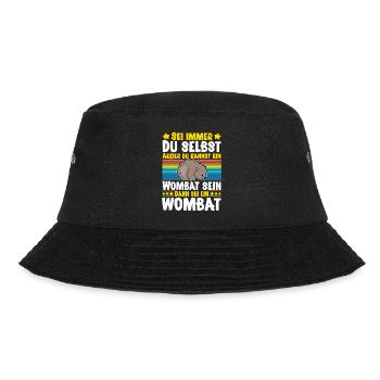 Wombat - Bucket Hat - Schwarz - Vorne - Lela (165cm)