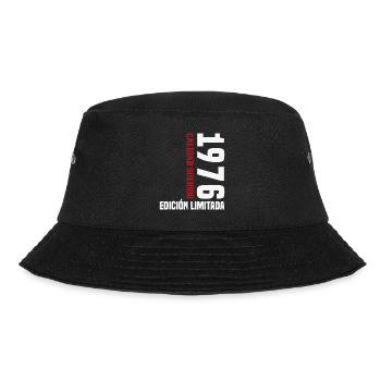 1976 Vintage Retro Birthday Gift - Bucket Hat - black - Front - Lela (165cm)