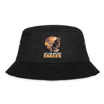 Adler - Bucket Hat - Schwarz - Vorne - Lela (165cm)
