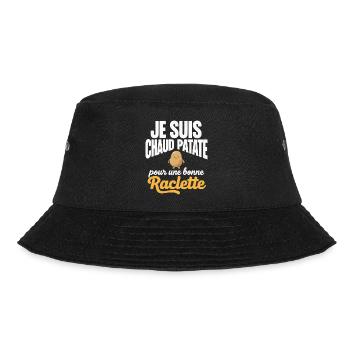 Chaud Patate pour Raclette Expression Humour - Bob - noir - Devant - Lela (165cm)