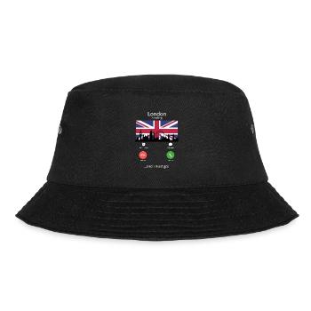 London Is Calling and I Must Go Travel Buddy - Bucket Hat - black - Front - Lela (165cm)