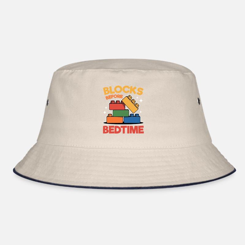Building Blocks Kids Brick Builder Bucket Hat