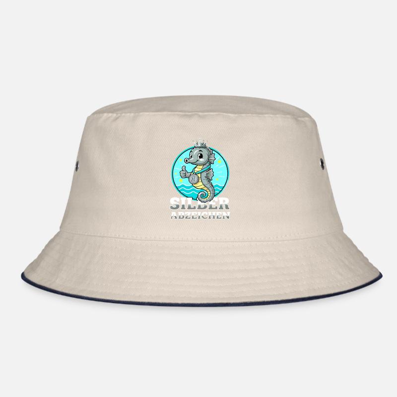 Silver Badge Swimming Passed Performance Bucket Hat