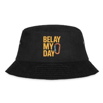 Klettern Bergsteigen Karabiner Bouldern - Bucket Hat - Schwarz - Vorne - Lela (165cm)