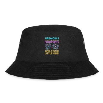 Gender Reveal New Year - Bucket Hat - black - Front - Lela (165cm)