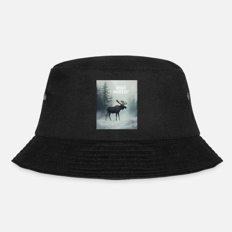 Orignal sauvage d’hiver - Bob - noir