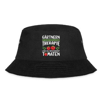 Garden Gardener Gardening Gardening Gardening Gardening - Bucket Hat - black - Front - Lela (165cm)