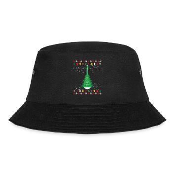 Violin Christmas Tree - Bucket Hat - black - Front - Lela (165cm)