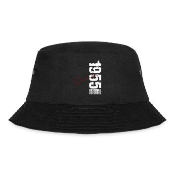 70th Birthday Original December Born 1955 - Bucket Hat - black - Front - Lela (165cm)