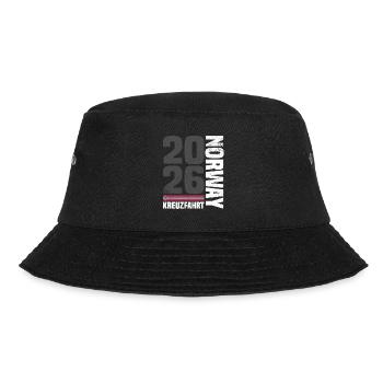 Norwegen Kreuzfahrt 2026  - Bucket Hat - Schwarz - Vorne - Lela (165cm)