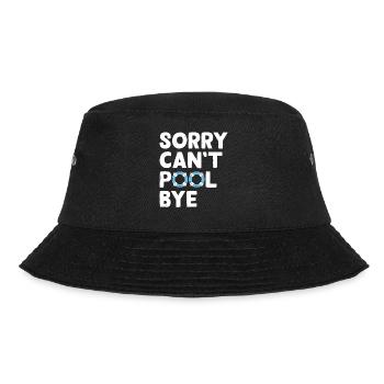 Schwimmen Wassersport Schwimmer Geschenke - Bucket Hat - Schwarz - Vorne - Lela (165cm)